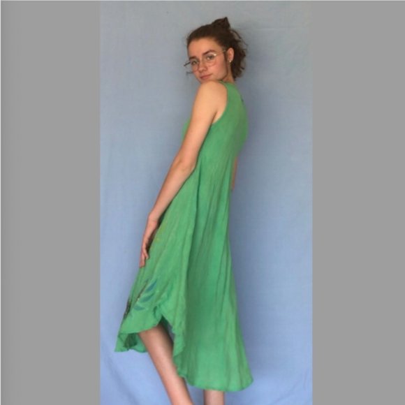 hand painted dress - Picture 2 of 4